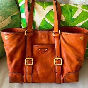 Prada Leather Tote Bag